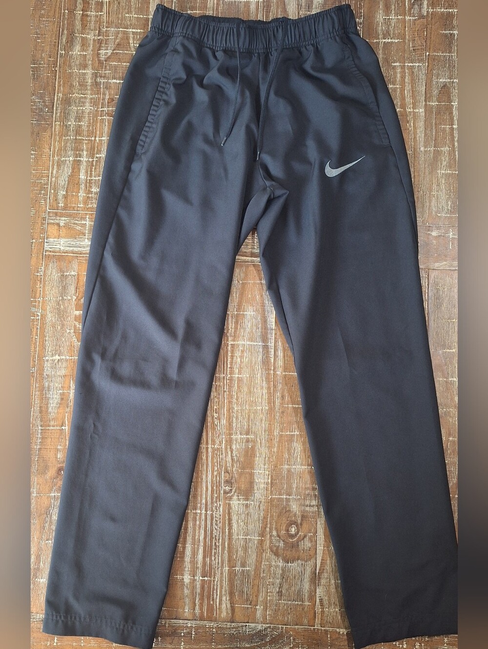Nike Women's Black Athletic‎ Running Jogging Pull On Pants Size Small Logo